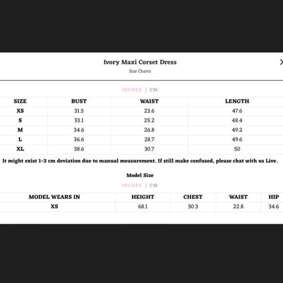 Lacemade Ivory Maxi Corset Dress, Like New - Picture 6 of 9